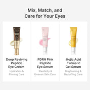 Medicube Kojic Acid Turmeric Eye Serum how to use – after routine eye area night retinol PM only do not pregnancy follow SPF morning