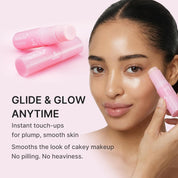 Medicube PDRN Pink Multi Balm stick format – swipe directly under-eyes smile lines eye corners forehead neck final PM step or over makeup