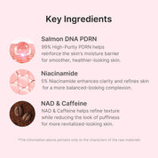 Medicube Tension Up Mask Salmon PDRN 99% – high purity Sodium DNA skin renewal texture radiance resilient not vegan salmon-derived