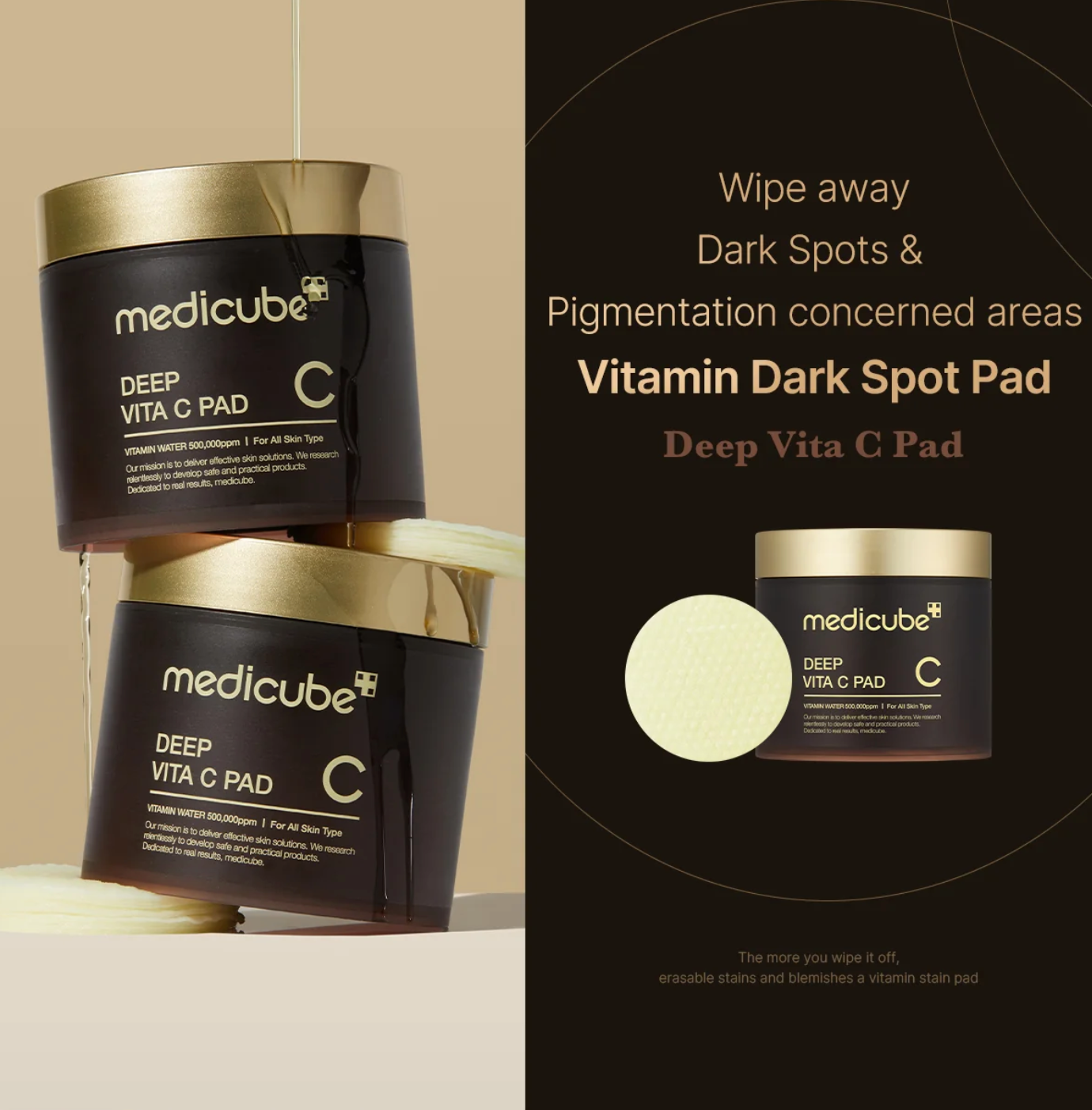 Medicube Deep Vita C Pads – Olive Kollection Medicube Deep Vita C Pads – Olive Kollection
