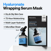Mediheal Hyaluronate Wrapping Serum Mask - Olive Kollection
