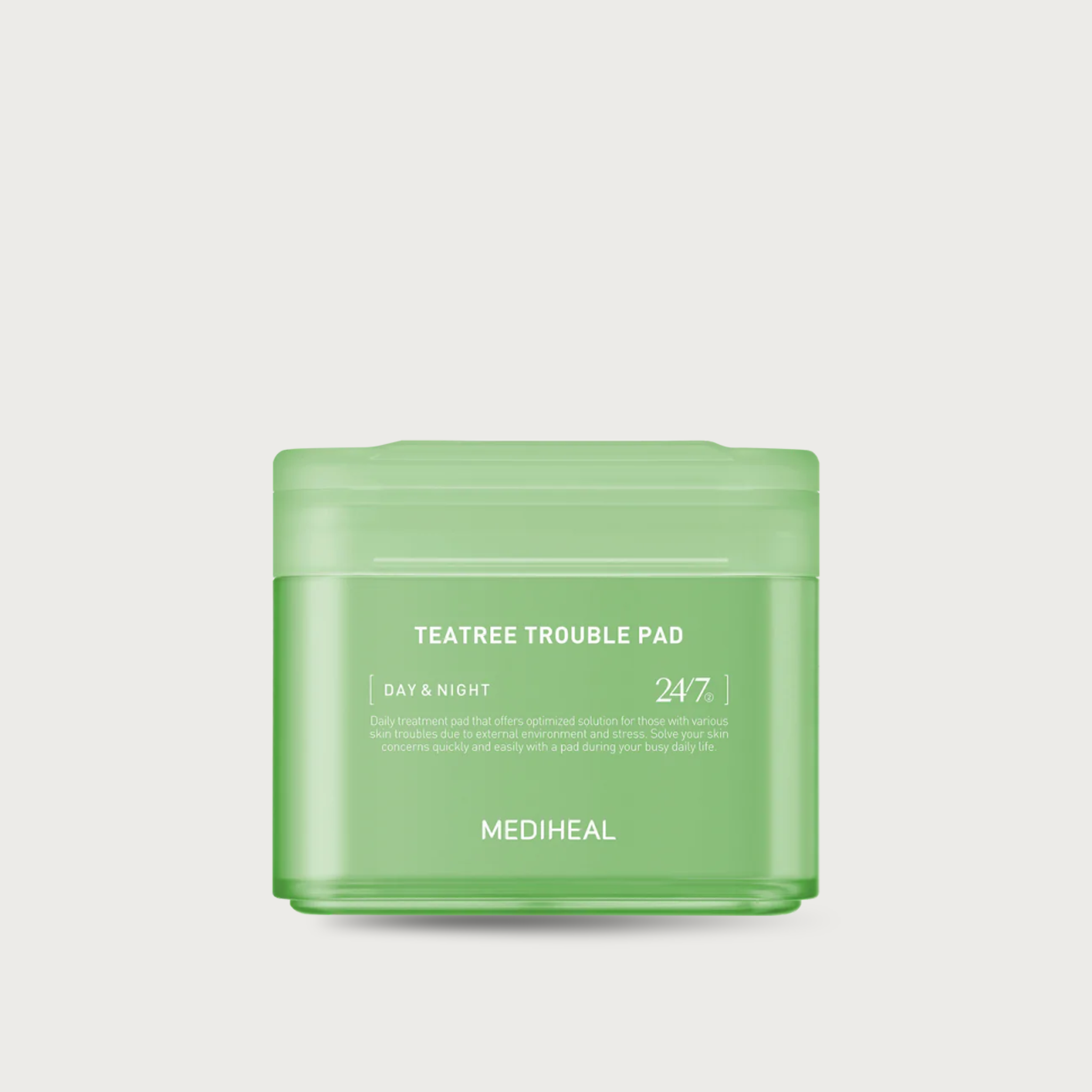 Mediheal Teatree Trouble Pad 100ct – Korean tea tree toner pads TeatreePair Lactobacillus liposome acne-prone vegan $24