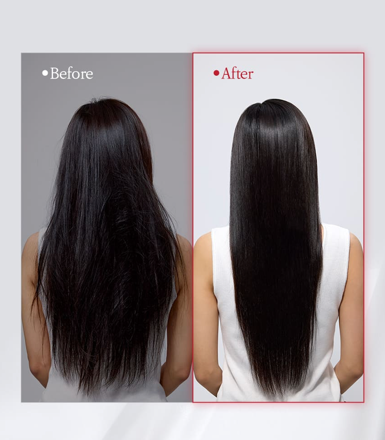 MOEV Hair Steamer Pro before after – smoother shinier frizz-free hair steam treatment salon-grade Korean celebrity trusted