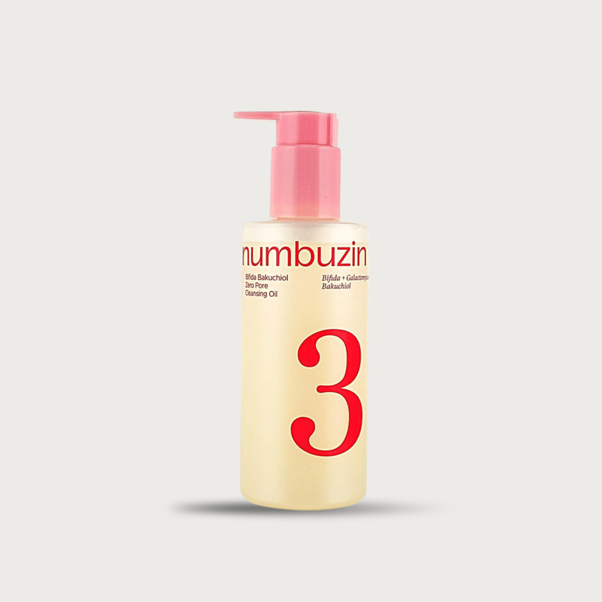 Numbuzin No.3 Bifida Bakuchiol Zero Pore Cleansing Oil Korean oil cleanser