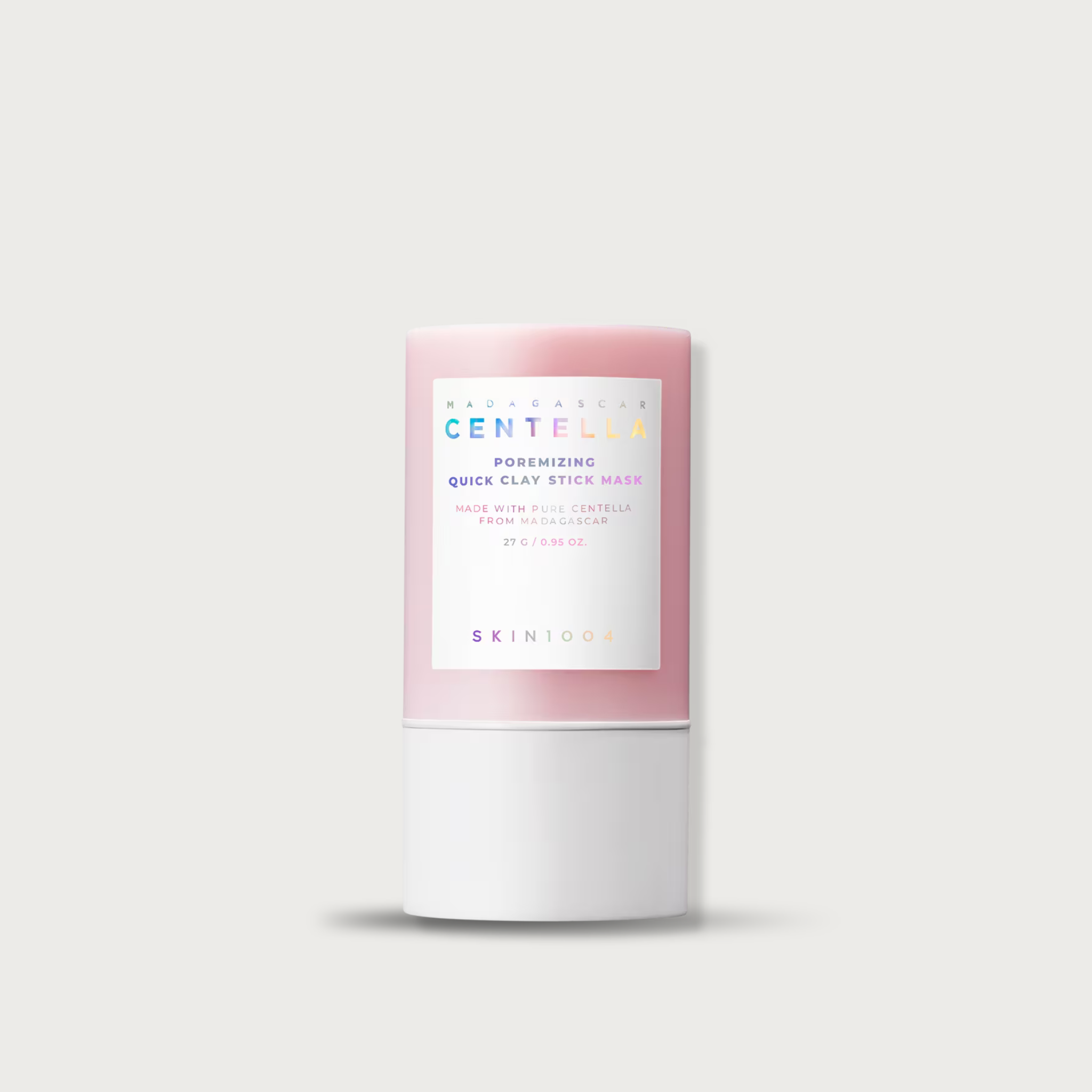 Skin 1004 Poremizing Quick Clay Stick Mask 27g – Korean clay stick 5 clay types 18% kaolin Centella fragrance-free vegan mess-free $20