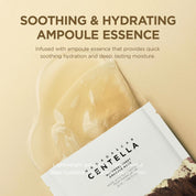 Skin1004 Centella Watergel Mask key ingredients – 51% Centella Chamomile 4 HA types corn-mint cooling Peony Korean