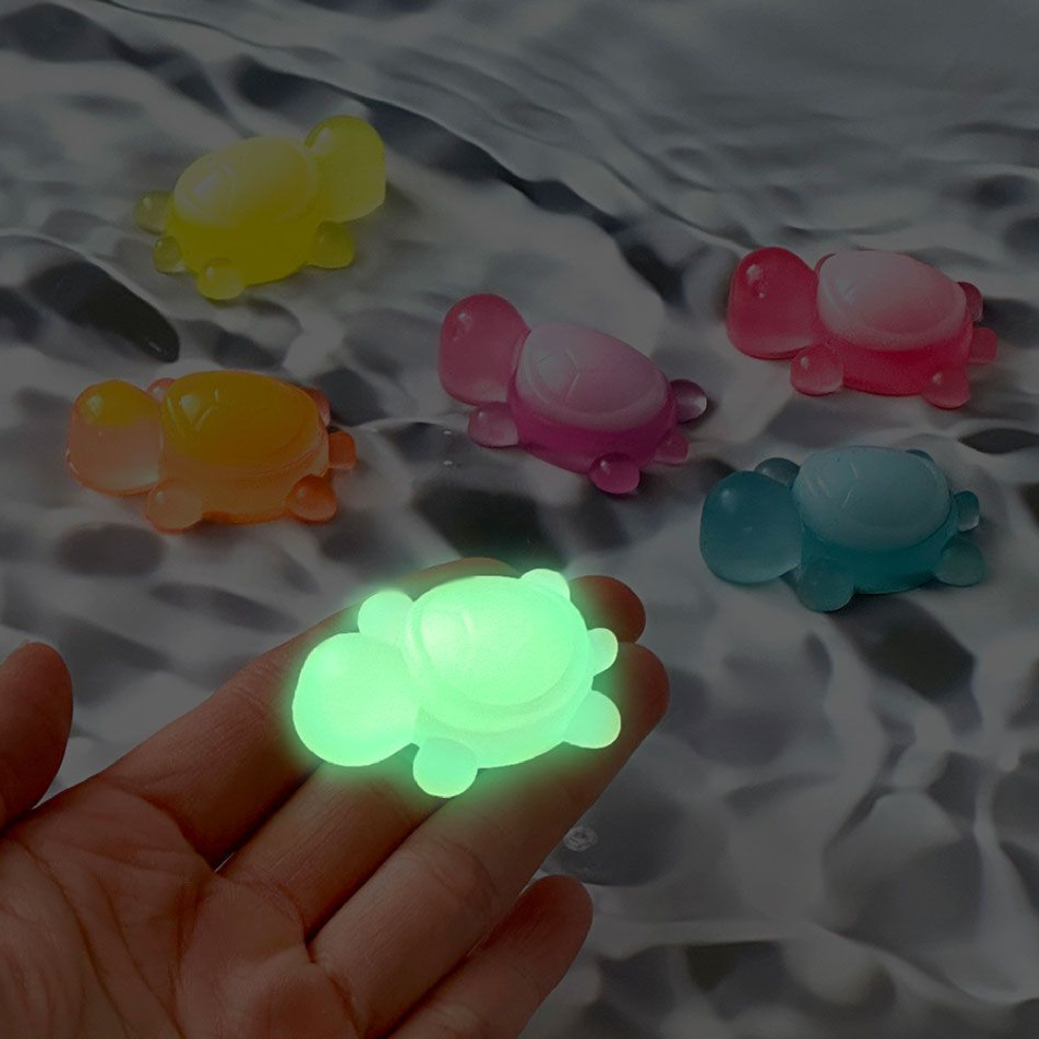 Mini Squishy Glowing Turtle Blind Box