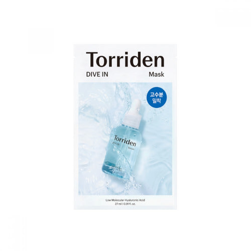 Torriden Dive In Low Molecular Hyaluronic Acid Mask Sheet 1ea - Olive Kollection
