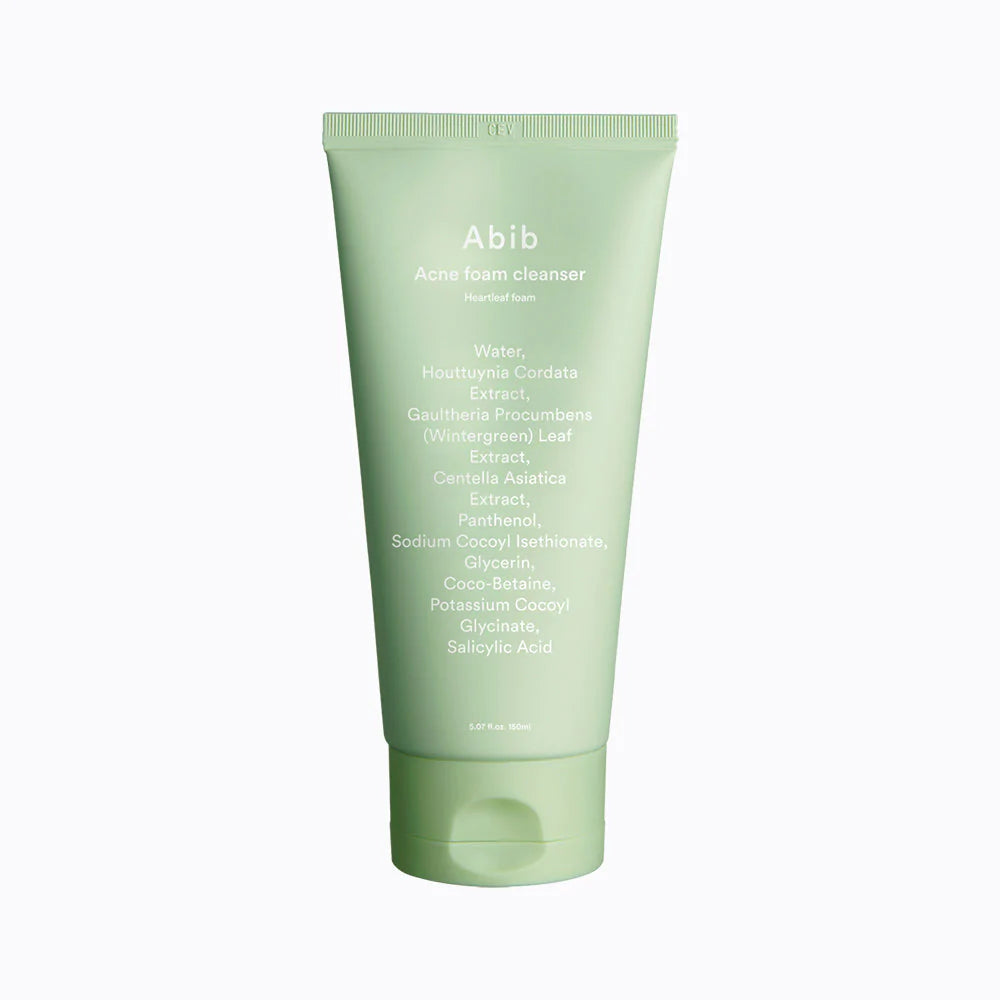 Abib Acne Foam Cleanser Heartleaf Foam - Olive Kollection