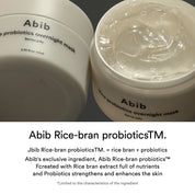 Abib Rice Probiotics Overnight Mask Barrier Jelly 80mL - Olive Kollection