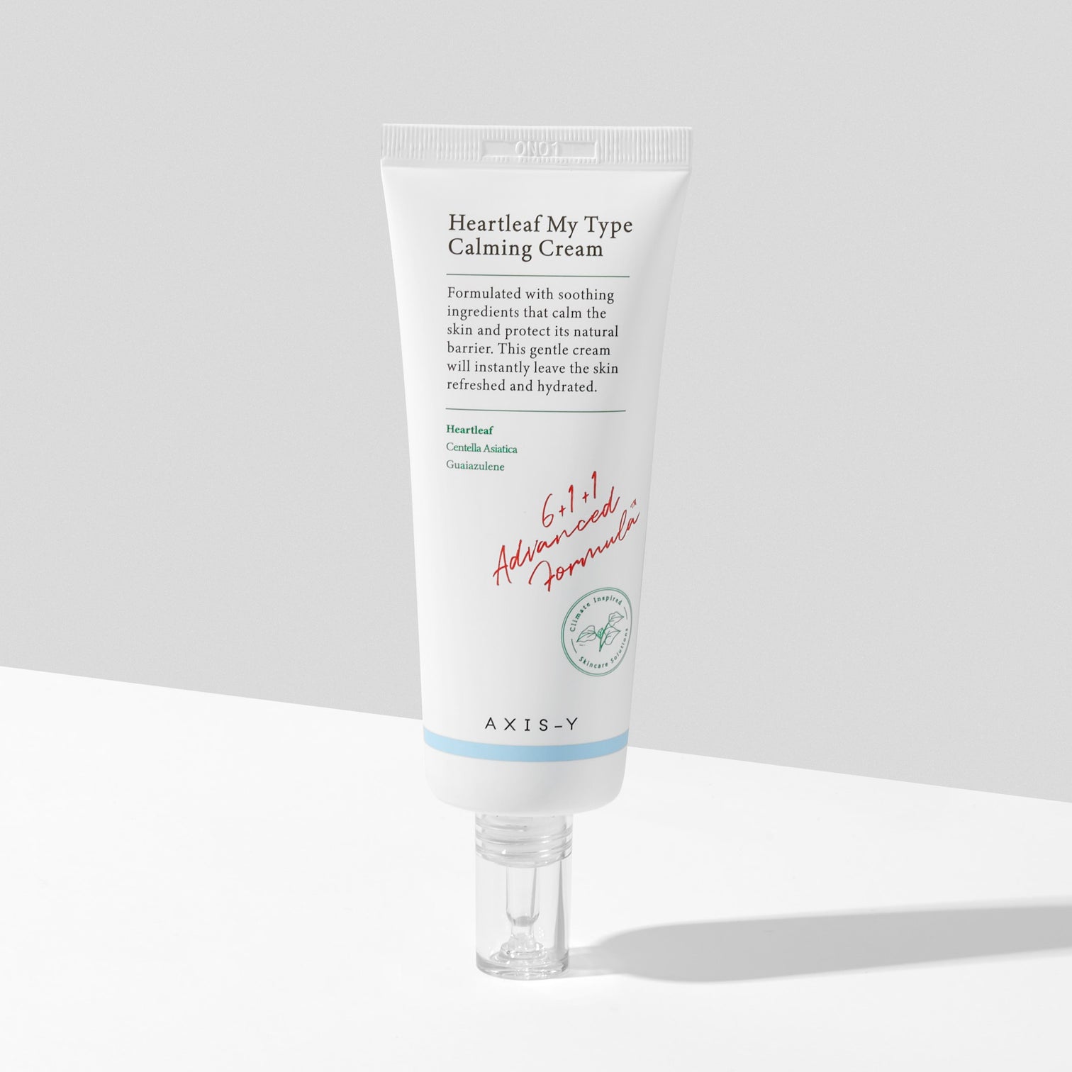 Axis-Y Heartleaf My Type Calming Cream 60ml – Houttuynia Cordata centella guaiazulene fragrance-free alcohol-free vegan