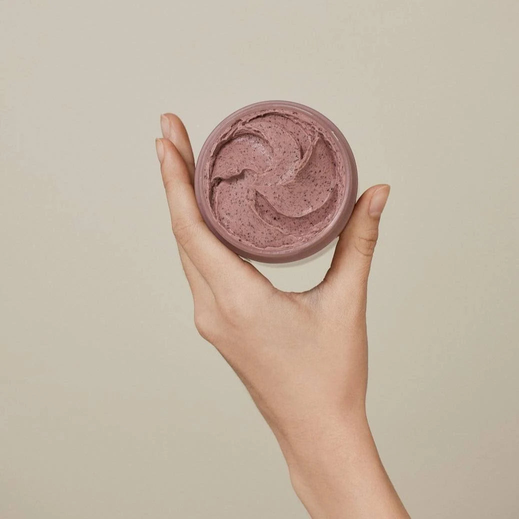 Beauty of Joseon Red Bean Pore Mask how to use – spatula apply dry face massage lukewarm water red bean exfoliation rinse