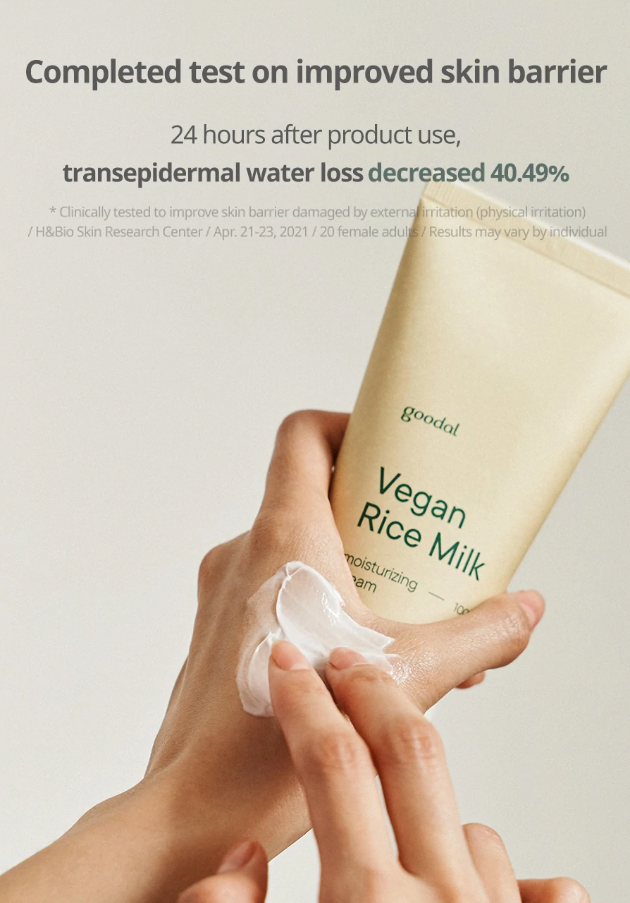 Goodal Vegan Rice Milk Moisturizing Cream 70ml - Olive Kollection