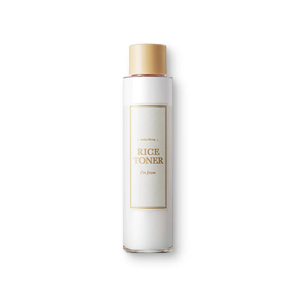 I'm From Rice Toner 150ml – 77.78% Yeoju Goami rice extract niacinamide fragrance-free vegan two-phase shake before use