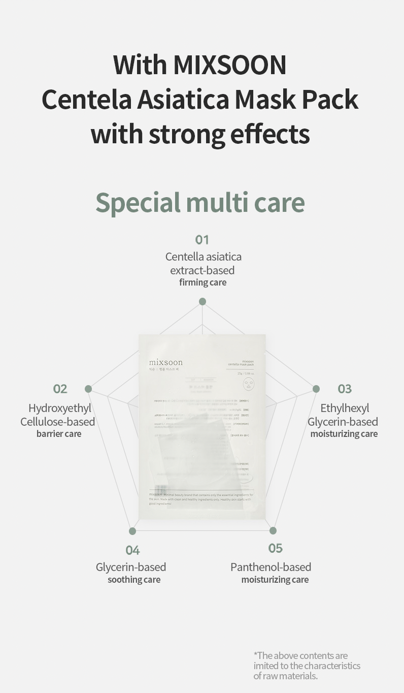 Mixsoon Centella Mask Sheet - Olive Kollection