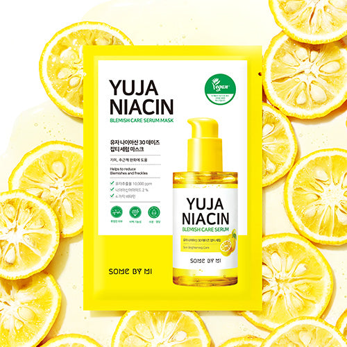 Some By Mi Yuja Niacin 30 Days Blemish Care Serum Mask - Olive Kollection