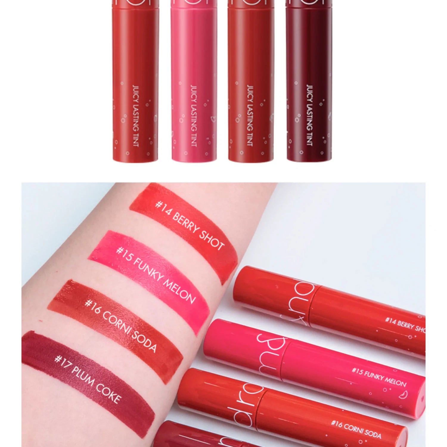 Rom&nd Juicy Lasting Tint Sparkling Series - Olive Kollection